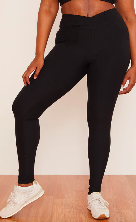Crossover Waistband Ribbed Legging – HTB Boutique