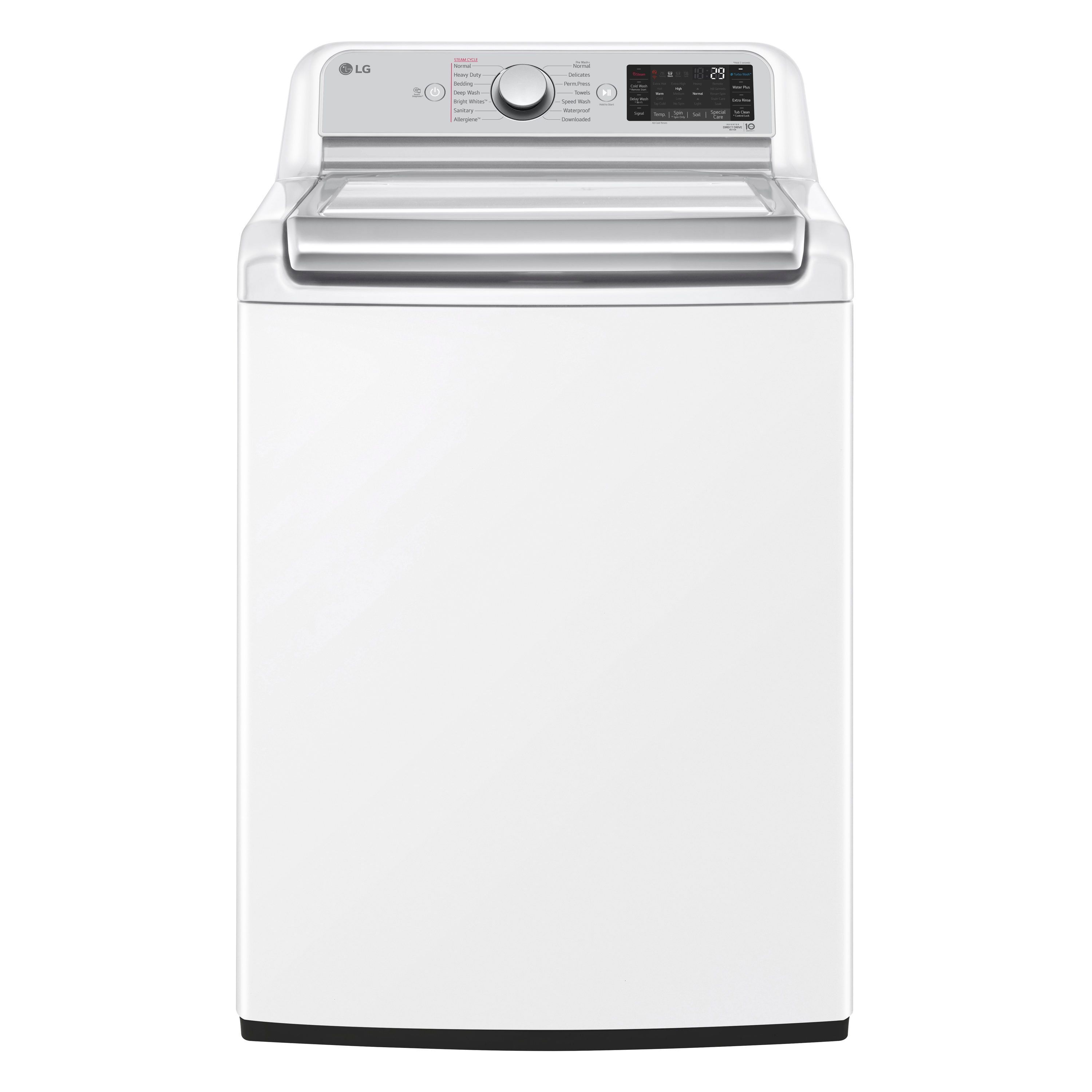 Smart Wi-Fi-Enabled Top-Load Washer with Allergiene Cycle