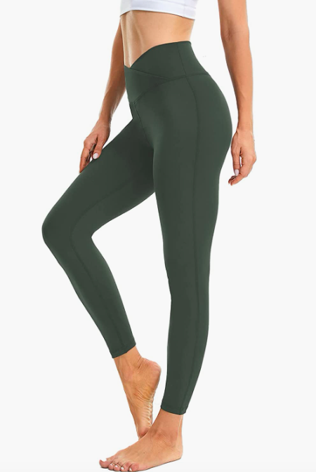 Cross Waist Offline Yoga Pants For Women With Double Sided Insertion Bags,  High Elasticity And Hip Cropped Design T Line Sports Leggings Outfit  Pants255o From Fed26, $17