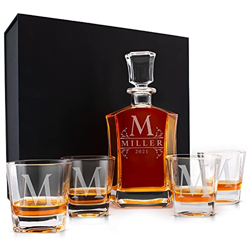 Personalized Whiskey Decanter Set 