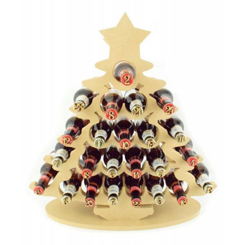 Christmas Tree Beer Holder Advent Calendar