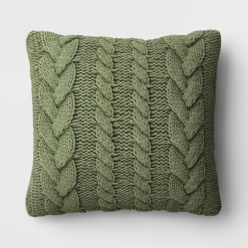 Threshold Cable Knit Throw Pillow 
