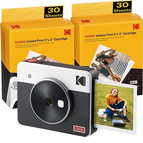 Mini Shot 3 Retro Camera with 2-Pack Film Cartridges