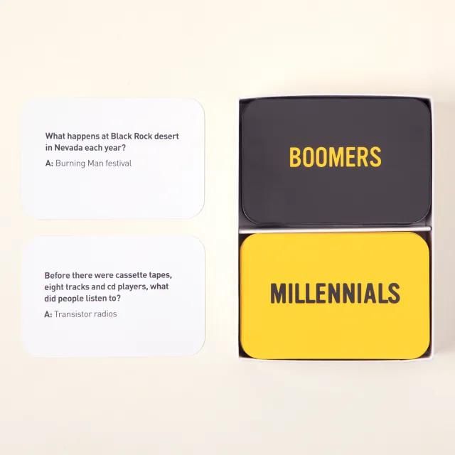 Millennials vs. Boomers Trivia Game