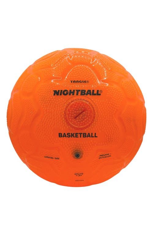 Tangle NightBall Basketball in Orange