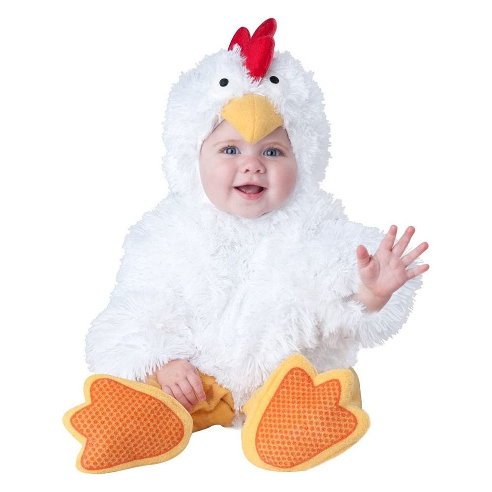 baby chicken costume diy