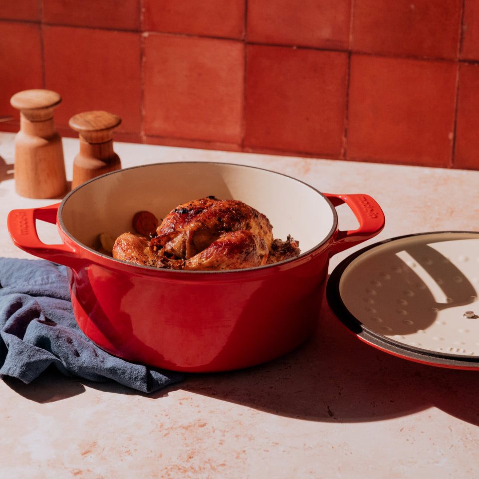 Living a Fit and Full Life: Get Cooking with The Pioneer Woman Cast Iron  Stainless Steel Butterfly Knob Dutch Oven! A Must Have in Any Kitchen!