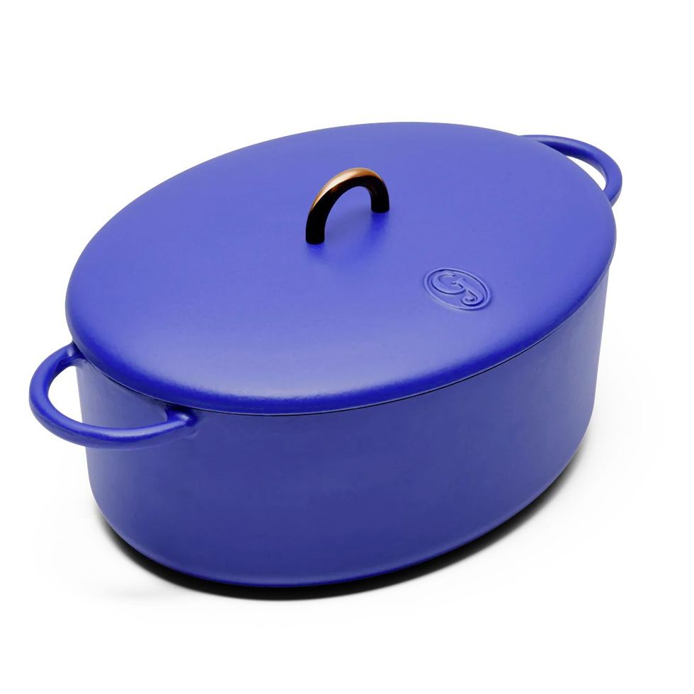 Cocinaware Cobalt Blue Enamel Cast Iron Dutch Oven