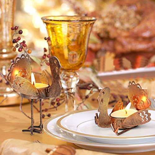 Turkey Tea Light Candle Holders