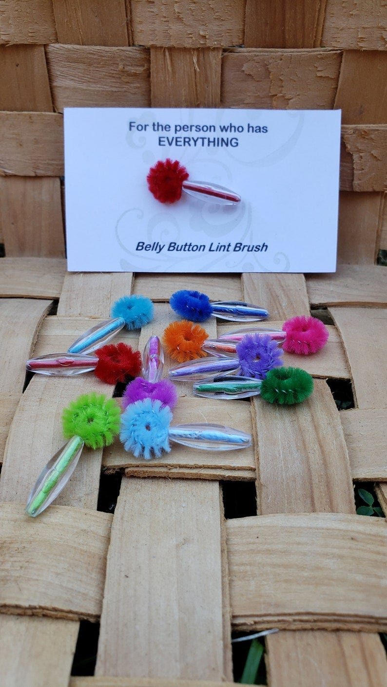 Belly Button Lint Brush 