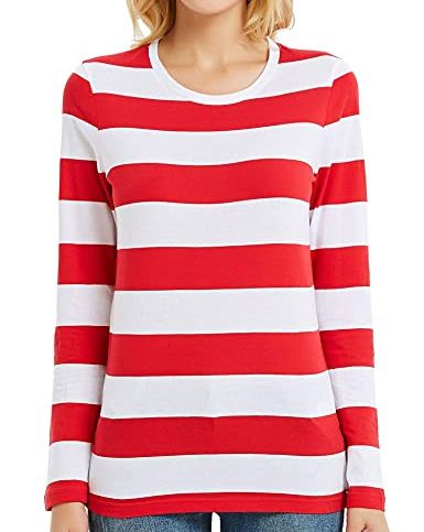 Zecmos Red and White Striped Shirt