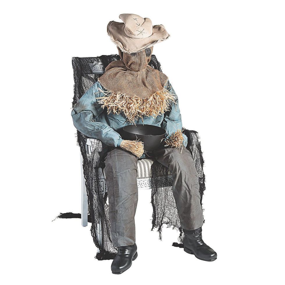Sitting Scarecrow Animatronic