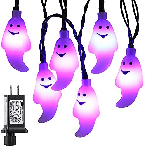 Purple Ghost String Lights