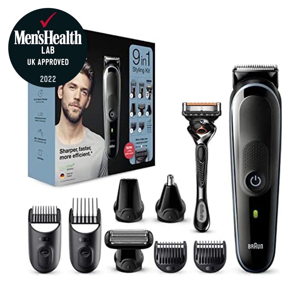 9-in-1 Beard Trimmer Series 5, With Hair Clippers & Nose Trimmer & Gillette Razor
