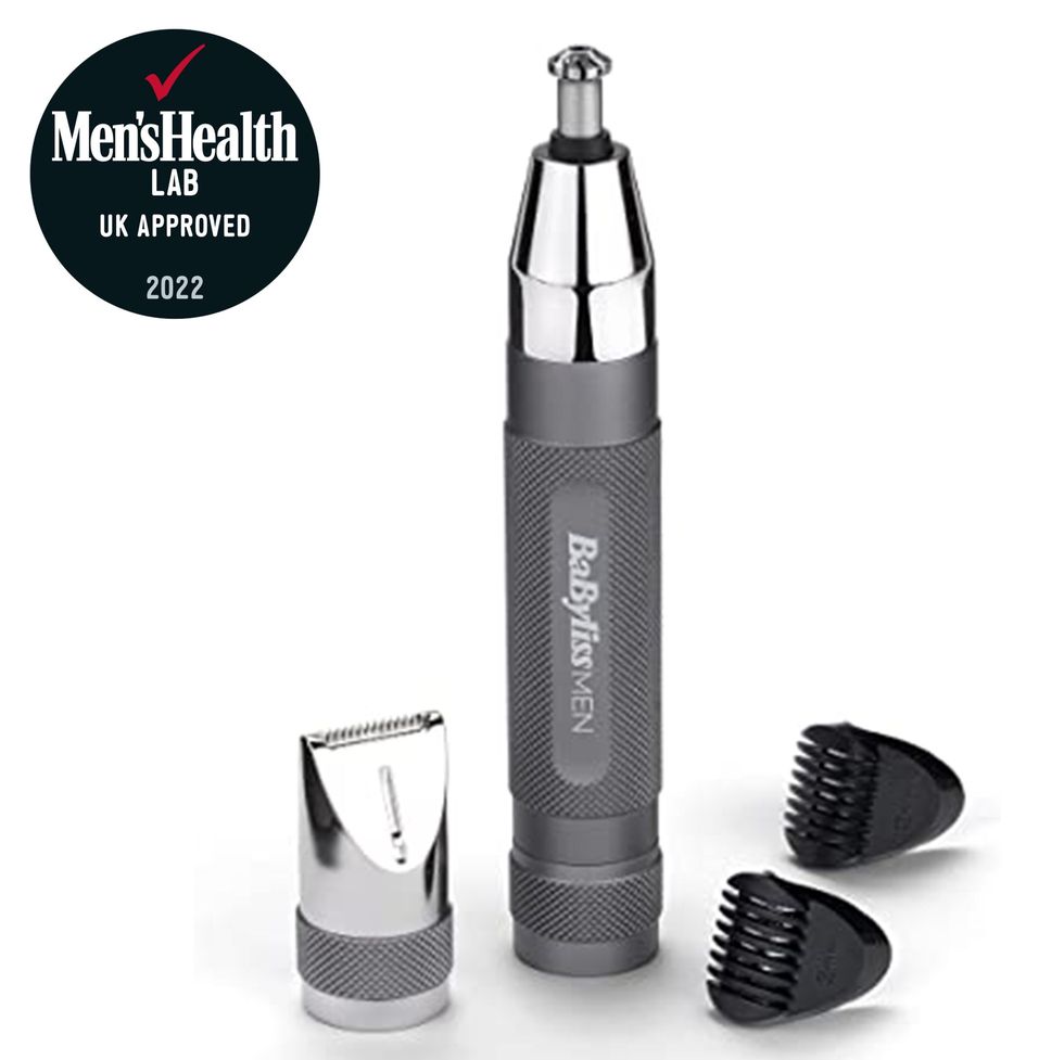 Men Super-X Metal Series Nose, Ear and Eyebrow Trimmer silver, grey