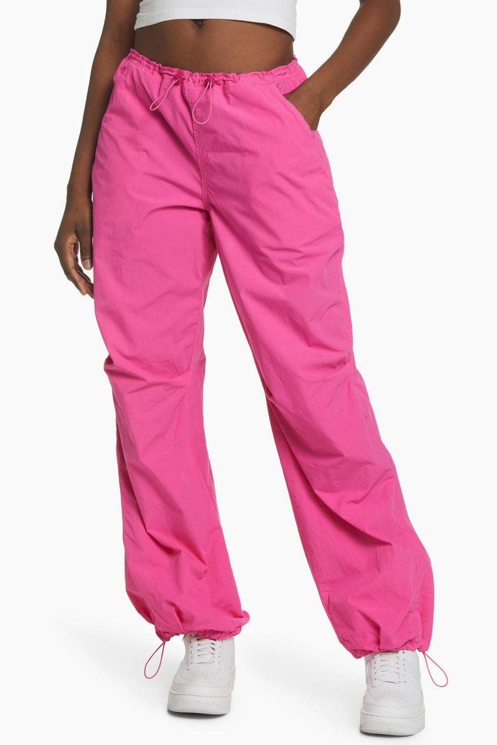 Styling Pink Parachute Pants from Target