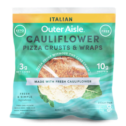 Cauliflower Pizza Crusts and Wraps