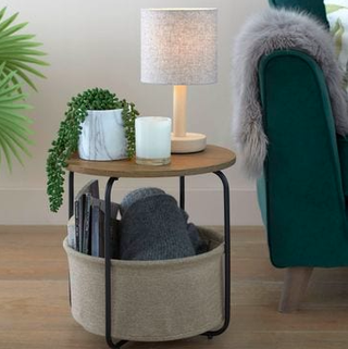 Fabric Side Table