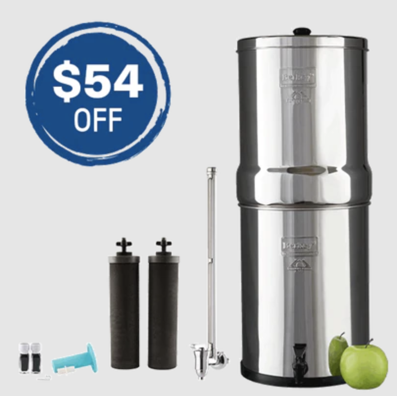 Imperial Berkey & Stainless Steel Water View Spigot Bundle