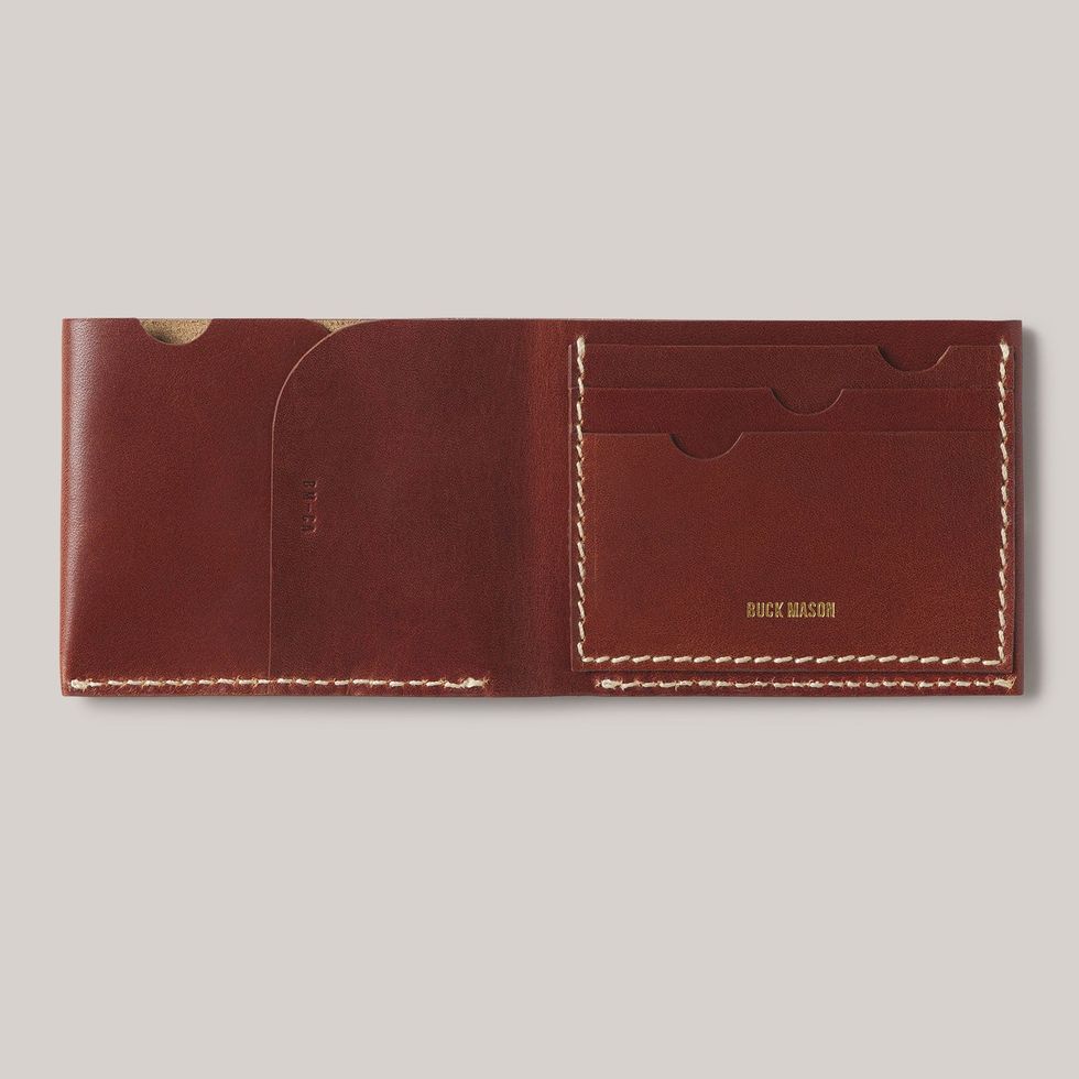 Cognac Countryman Full-Grain Leather Wallet