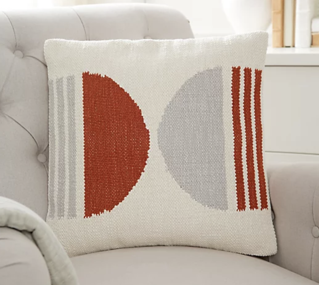 Hand Woven Cotton Decorative Pillow 