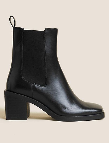 classic black ankle boots