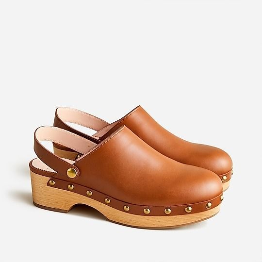 Convertible Leather Clogs