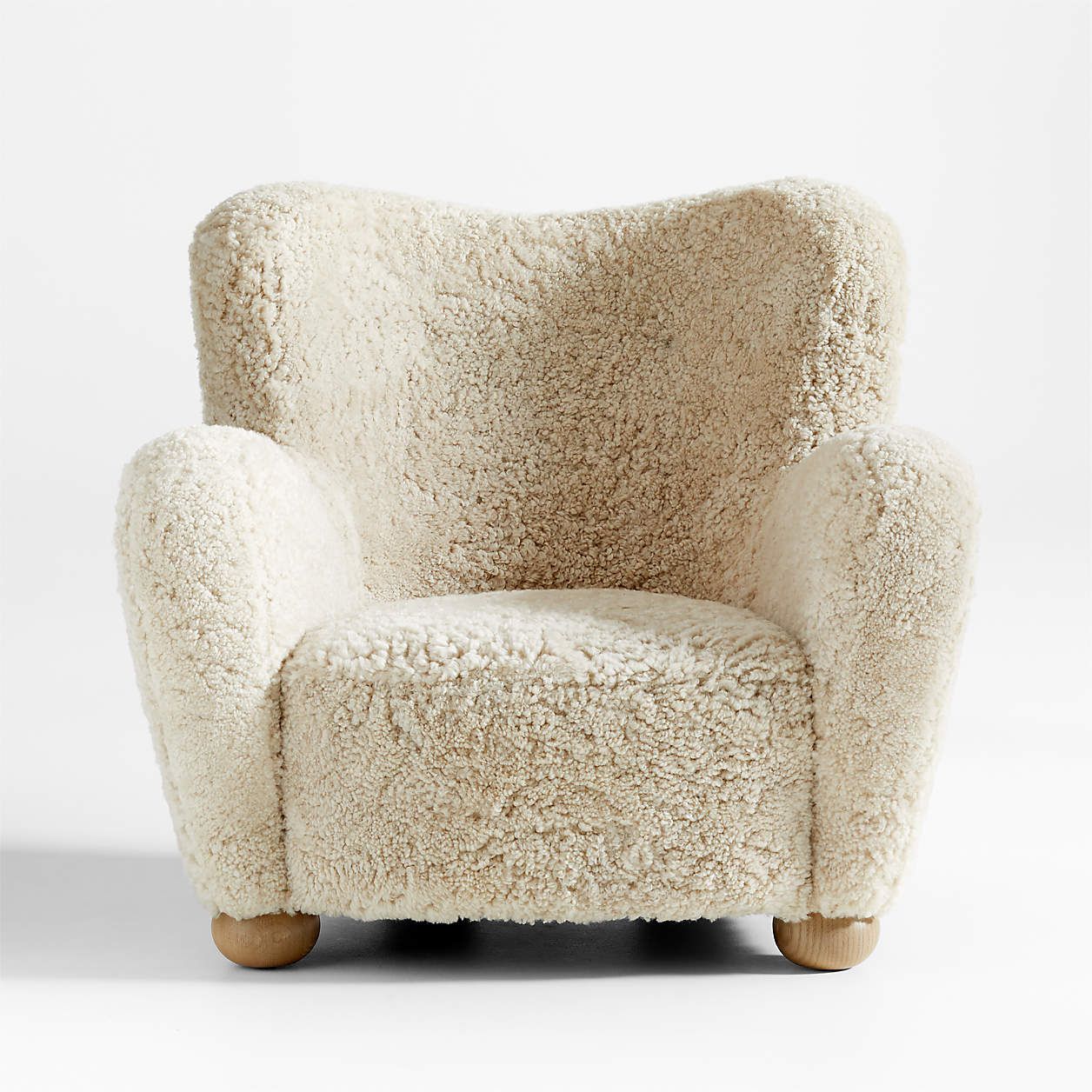 Le Tuco sheepskin side chair by Athena Calderone