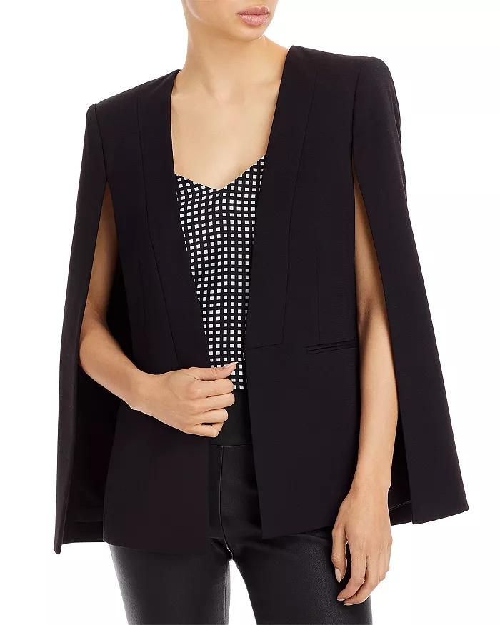 Bcbg black sale cape blazer