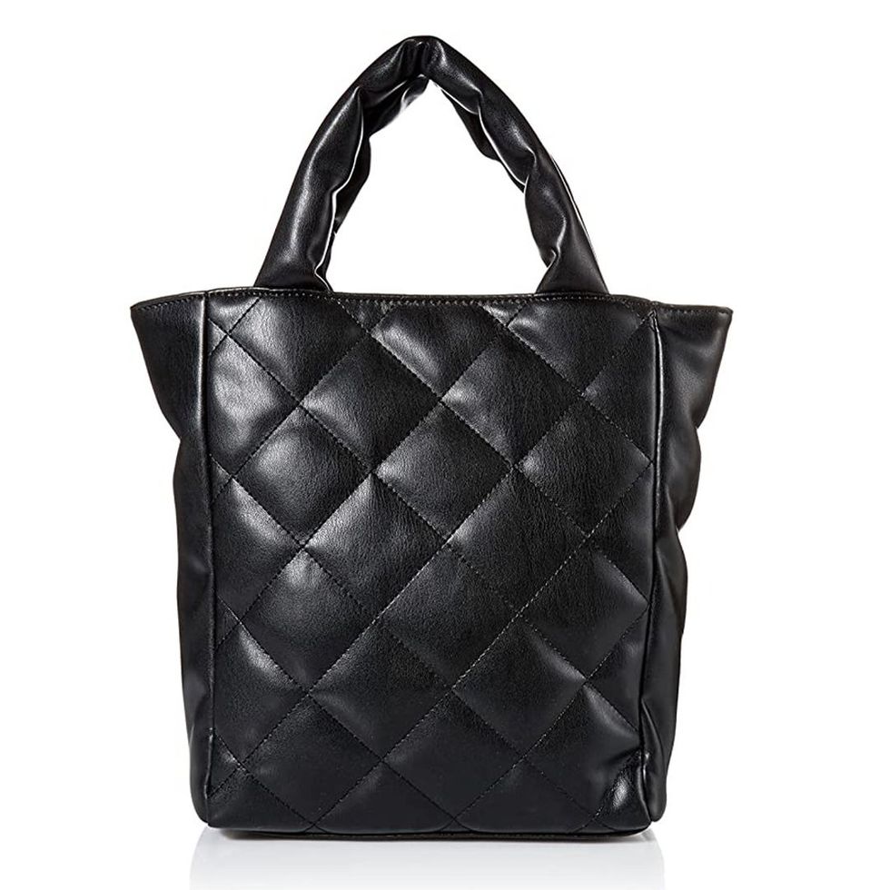 Buy YXBQueen Black Crossbody Bags for Women Quilted Chain Handbag Genuine  Leather Shoulder Bag at