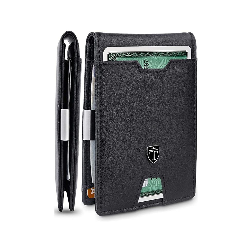 Double compact wallet with sliding system