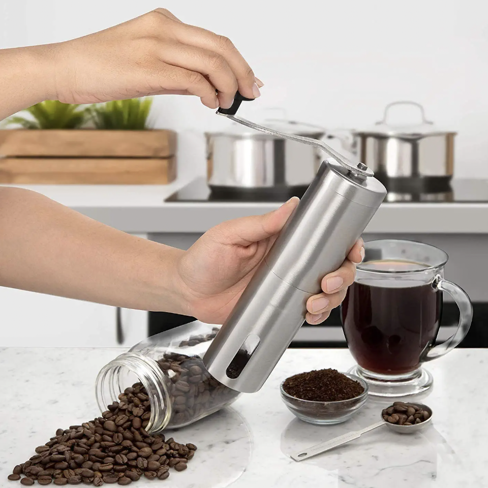 Best burr coffee grinder 2021 with plastic jar - Giveneu™ – GIVENEU