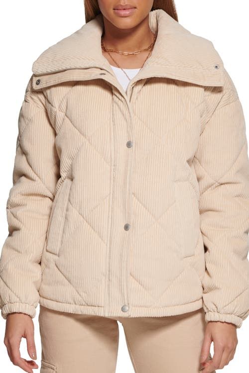 Levi's Diamond Quilted Corduroy Puffer Jacket 