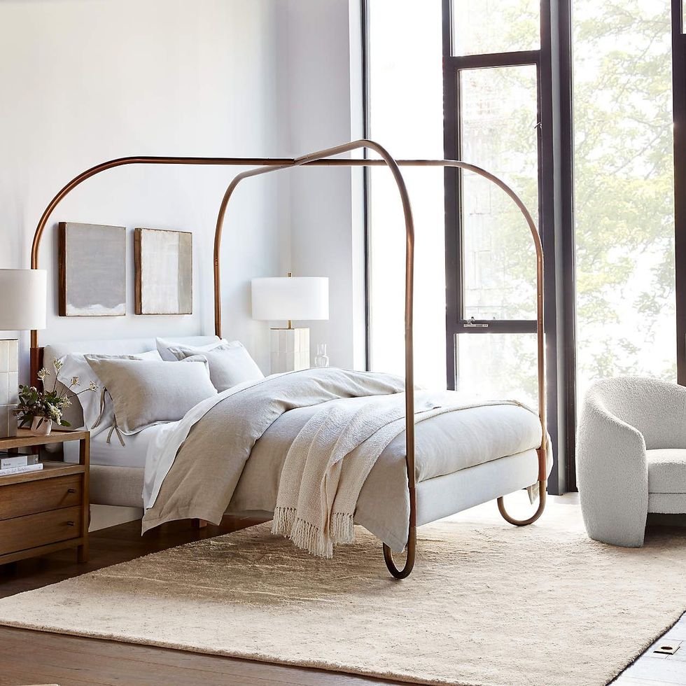 Gracia Upholstered Canopy Bed