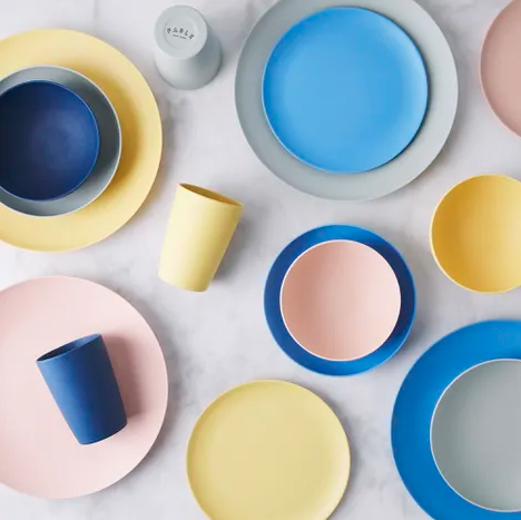 Fable Colorful Bamboo Plates & Dinnerware