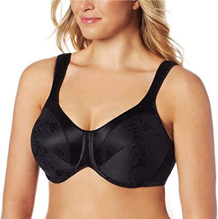  Womens Plus Size Bras Minimizer Underwire Full Coverage  Unlined Seamless Cup Light Oatmeal 46B