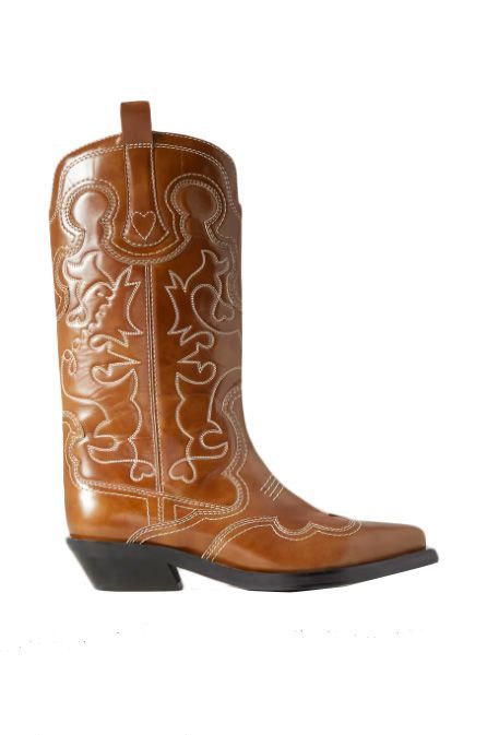 Leather cowboy boots Shop Bazaar Women Shoes Boots Cowboy Boots 