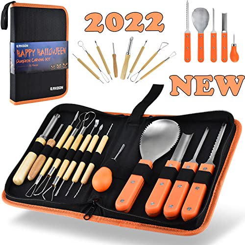 Kit de herramientas para vaciar calabazas en Halloween