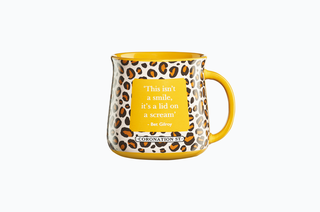 Leopard print mug from Corrie Pete Gilroy