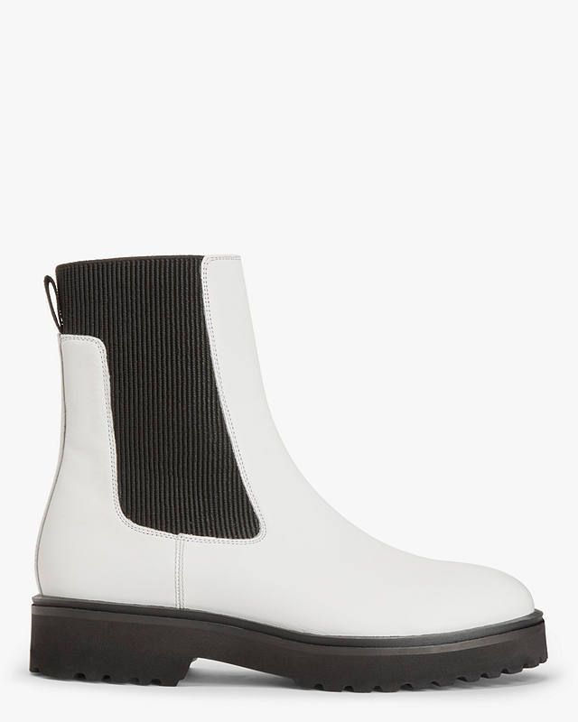 Purcell Leather Chelsea Boots, White