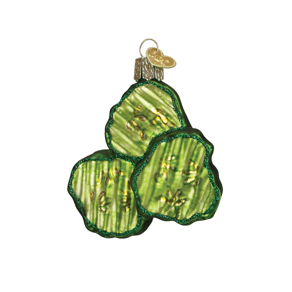 Christmas Pickle Chips Ornament