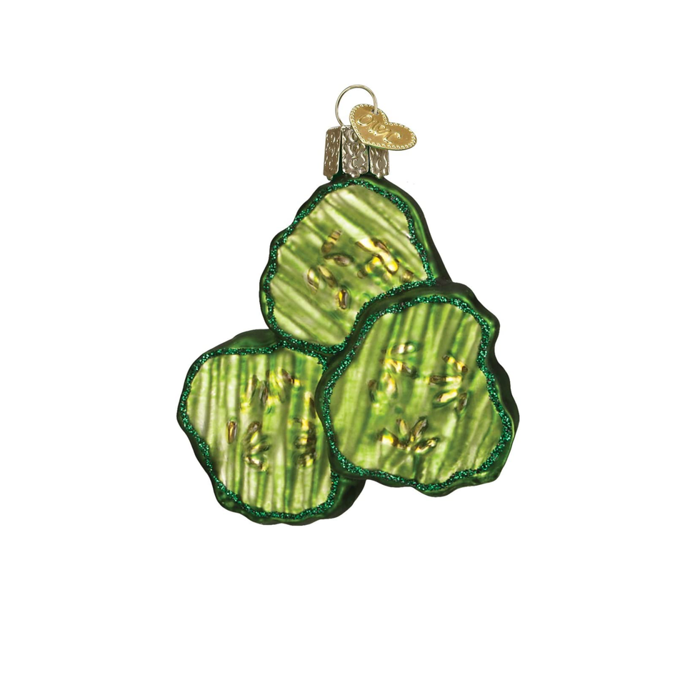 Christmas Pickle Chips Ornament