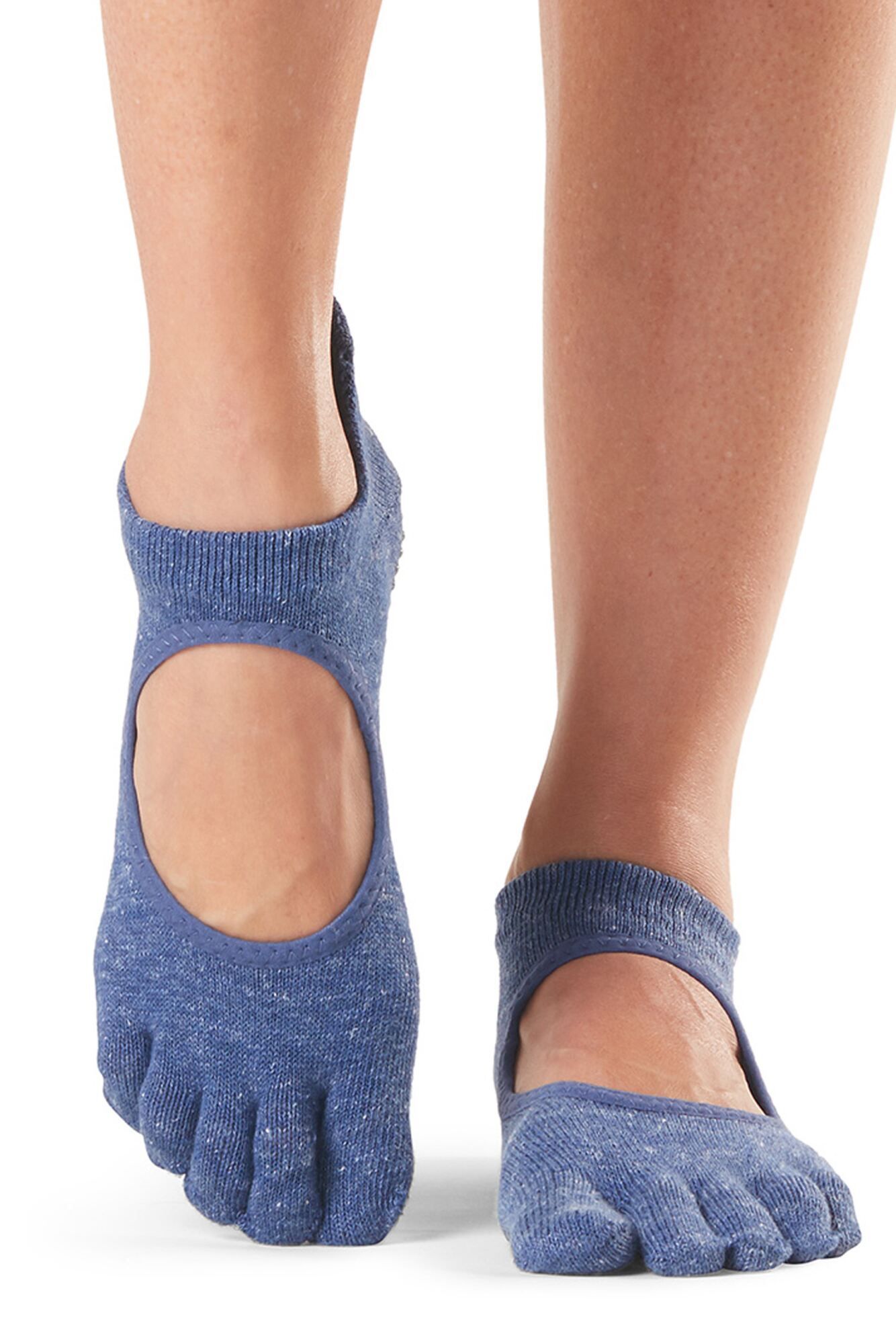 Ristake Yoga Socks with Grips Colored Yoga Socks Non-slip Yoga Socks for Women 