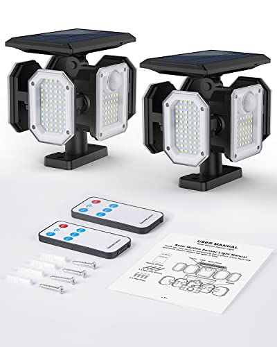 Brightest solar deals motion flood lights