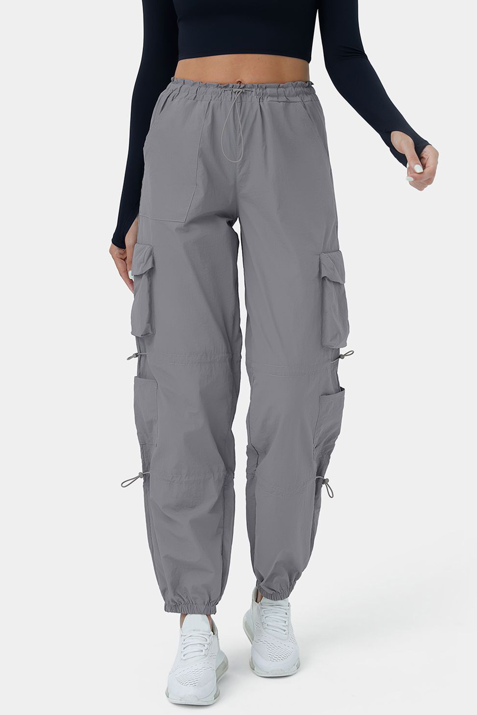 Plaid Printed Loose Flared Beauty Water Trendy Ripple Pants Pants  Women's Pants | eBay