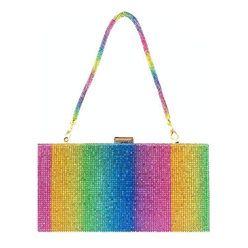 Rainbow Evening Clutch Bag