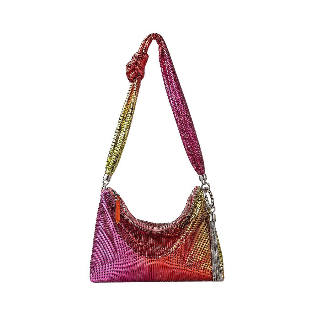 Callie Ombre shoulder bag with studs
