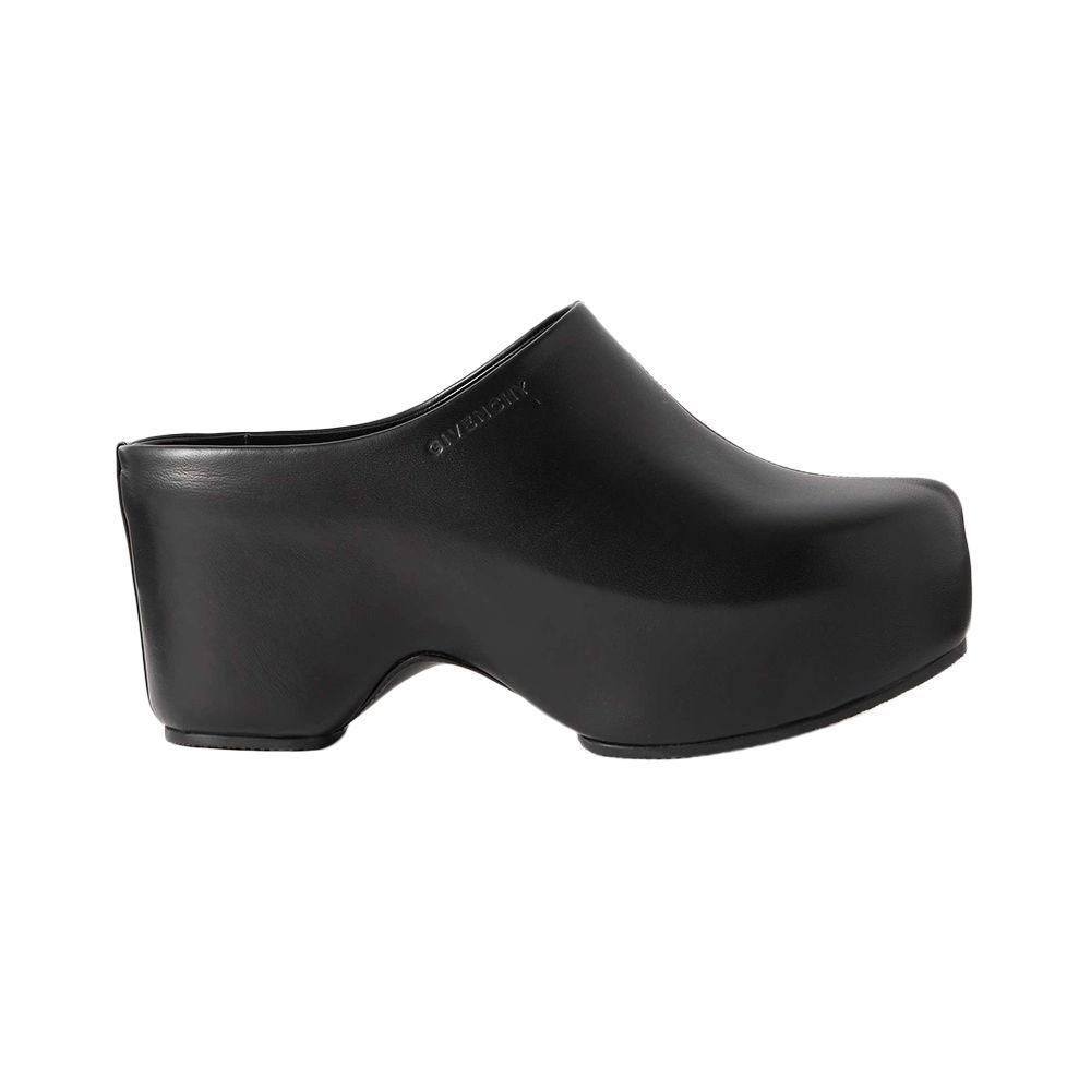Givenchy Smooth Leather Clogs 