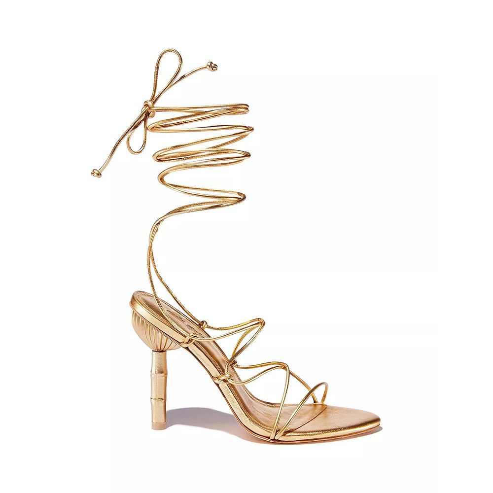 Soleil Lace Up High Heel Sandals