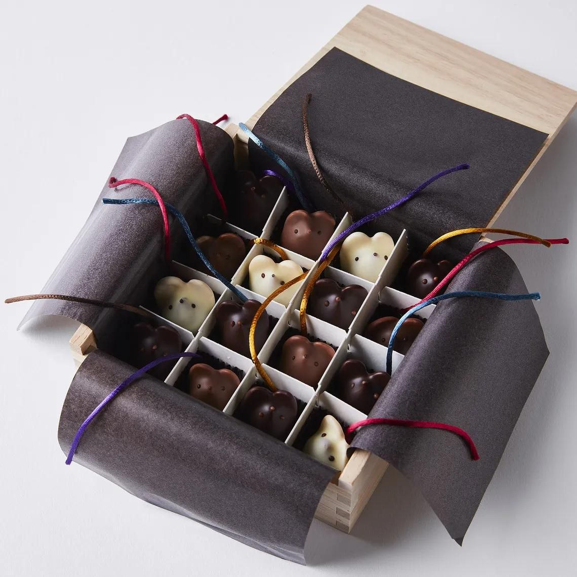 Petite Chocolate Gift Box with Flowers – Santa Barbara Company